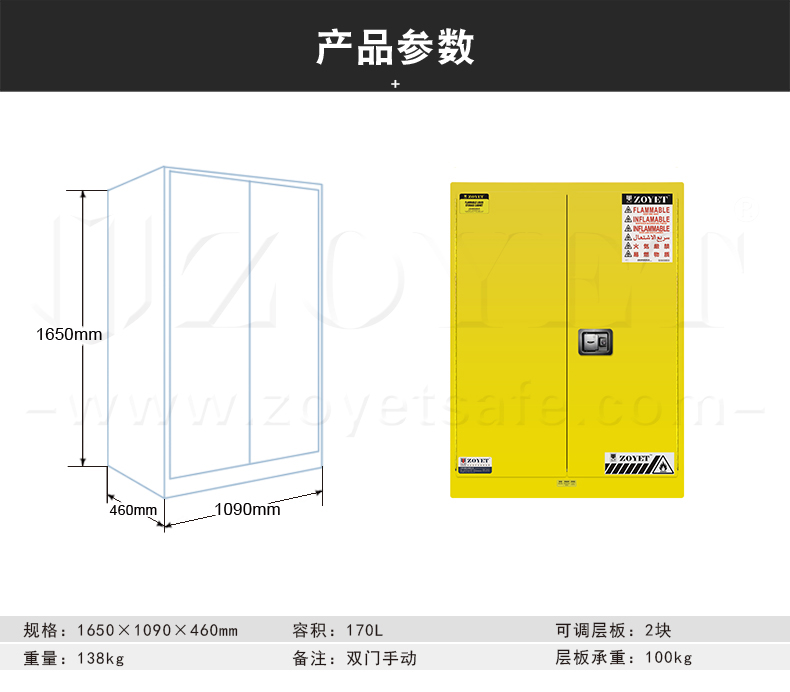 45加侖安全柜尺寸規(guī)格是什么樣的？